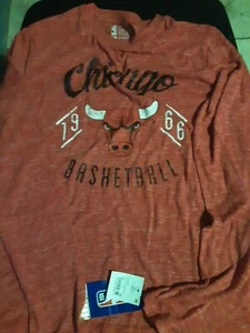 Chicago Bulls Basketball NBA Womens Long Sleeve T-Shirt Small - Picture 1 of 4