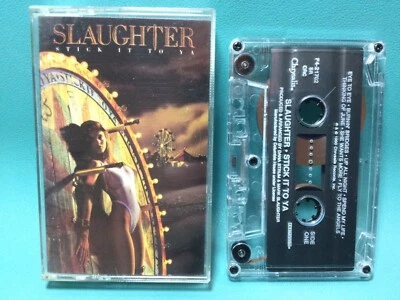 STICK IT TO YA by Slaughter (Cassette FA31702 Chrysalis 1990) - Image 1 of 3