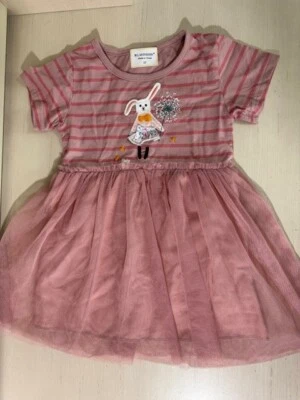 Girls 3T Monsoon Boutique Tulle Skirt Easter Bunny Dress Pink New! - Image 1 of 3