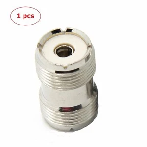 1X SO-239 UHF Gniazdo na żeńskie Łącznik RF Adapter Złącze beczkowe do PL-259 - Zdjęcie 1 z 5