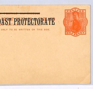 NIGER COAST PROTECTORATE QV Postal Stationery Card Unused{samwells}XW88 - Picture 1 of 8