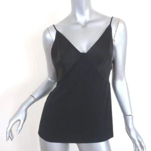 Josie Natori Jersey Essentials Cami Black Silk & Modal Size Small Tank Top - Picture 1 of 8