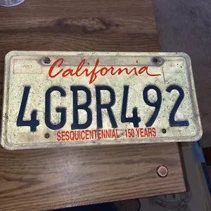 License Plate California 2001 Sesquicentennial no sticker - Picture 1 of 2