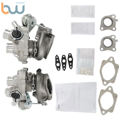 For Ford F150 F-150 EcoBoost 3.5L 2011-2012 Left & Right Turbo Turbocharger Set Foto 1 de 4