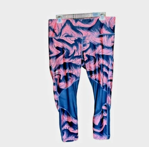 Under Armour Kompression 7/8 aktive Sportbekleidung Stretchhose grau koralle Gr. XL - Bild 1 von 12
