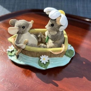  Charming Tails von Fitz & Floyd #83/801 Ruderboot Romantik - Bild 1 von 10