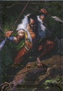 Marvel Masterpieces 2018 Tier 1 Gold Base Card 7 Kraven