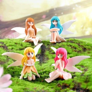 Miniature Fairy Garden Accessories, Small Fairy Figurines for Fairy Garden, Flow - Picture 1 of 9