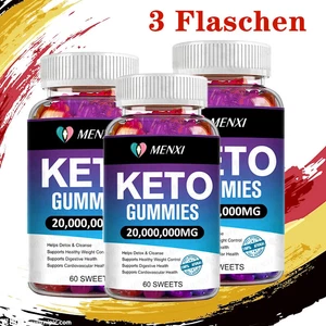3 x 60 Stck. Keto Gummis für Gewichtsverlust & Fatburner, starker Bauch Abnehmen - Bild 1 von 8