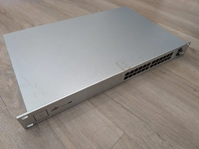 Ubiquiti UniFi Switch 24 250W US-24-250W POE Gigabit Ethernet Switch, Reset - Image 1 of 3