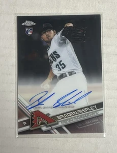 Braden Shipley 2017 Topps Chrome #RA-BS Rookie Auto Arizona Diamondbacks - Bild 1 von 2
