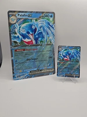 Palafin ex 126 Jumbo And Regular Promo Card Holo - Image 1 of 4