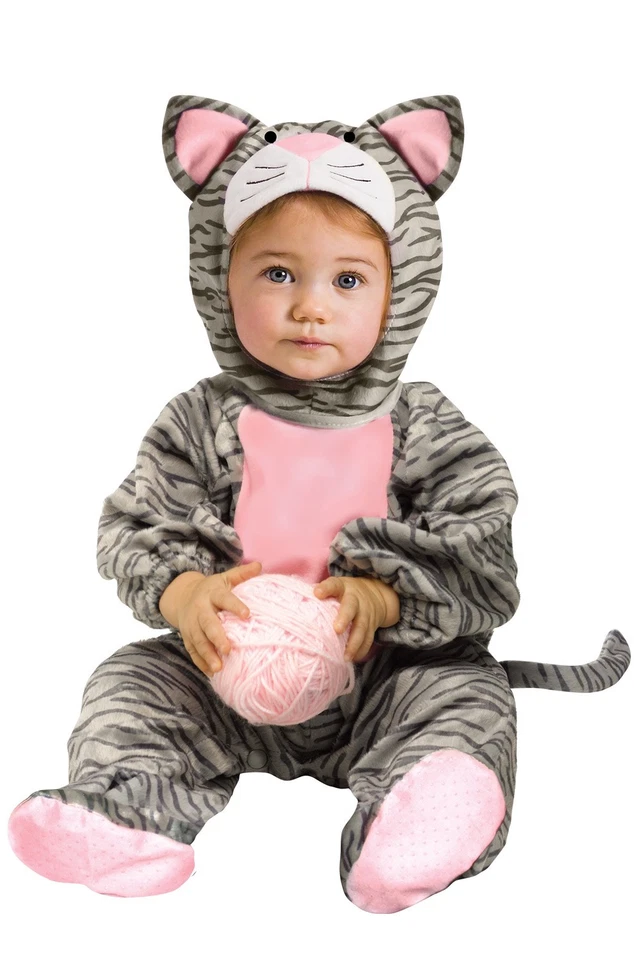 Disfraz de Halloween gatito gatito a rayas infantil Foto 1 de 1
