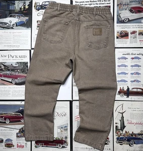 Pantalones de mezclilla Haband Tailgater para hombre beige tostado talla 34S entrepierna 27 - de colección - Imagen 1 de 11
