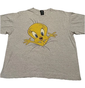 Vintage Tweety Bird T-Shirt Double Sided Warner Brothers 90s Single Stitch 2XL - Bild 1 von 13