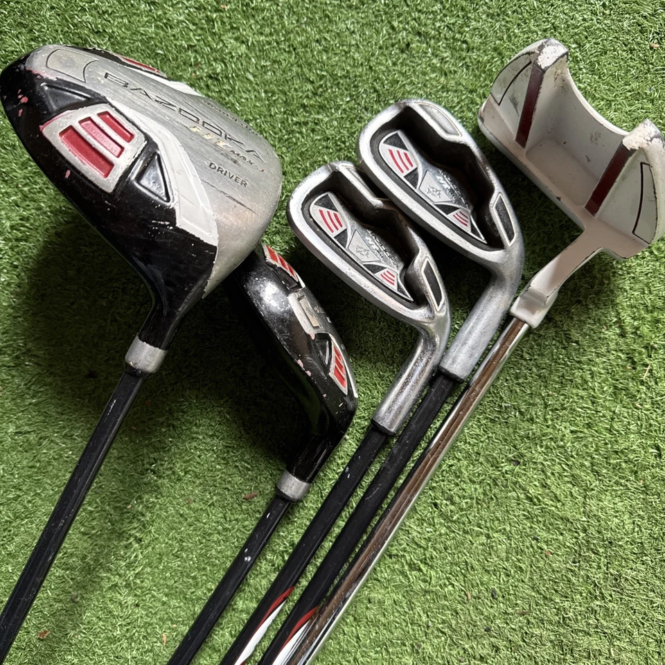 Juego de palos de golf Tour Edge Bazooka HT Max-J HL-J mixto de 5 piezas para diestros 7-10 jóvenes Foto 1 de 4