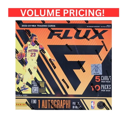 2022-23 Panini Flux Basketball Hobby Box Factory Sealed 1 AUTO PER BOX FREE SHIP - Image 1 of 4
