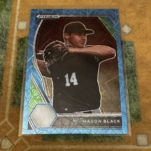 MASON BLACK 2021 PANINI PRIZM DRAFT PICKS #PDP85 BLUE VELOCITY PROSPECT - Picture 1 of 2
