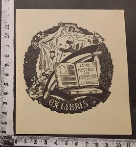 WUNDERKAMMER L EXLIBRIS 331 " MAGIA " - *CHARLES FAVET * - P - Foto 1 di 1