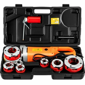 2300W Portable Electric Pipe Threader Pipe Threading Machine with 6 Dies Threadi - Picture 1 of 15