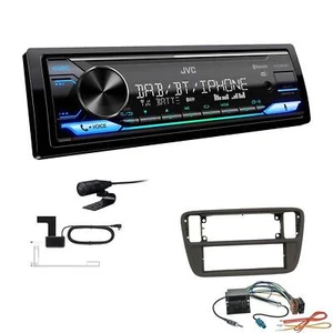 JVC Digital 1-DIN Autoradio DAB+ Bluetooth für Seat Mii ab 2011 mit Canbus - Bild 1 von 6