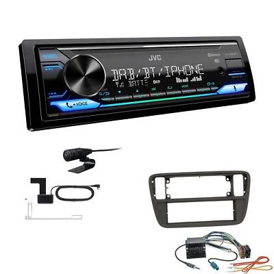 JVC Digital 1-DIN Autoradio DAB+ Bluetooth für Seat Mii ab 2011 mit Canbus - Bild 1 von 4