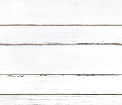 Papel tapiz RoomMates pelar y pegar Shiplap blanco gris vinilo de granja Foto 1 de 4