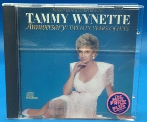 TAMMY WYNETTE Anniversary Twenty Five Years Of Hits CD 1987 Epic NICE Free Ship! - Picture 1 of 4