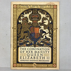 Coronation of Her Majesty Queen Elizabeth II Vintage 1953 Staple Bound Jubilee - Picture 1 of 7