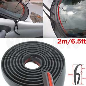 Car Seal Under Front Windshield Panel Sealed Trim Moulding Strip Kit Rubber 2M - Picture 1 of 12
