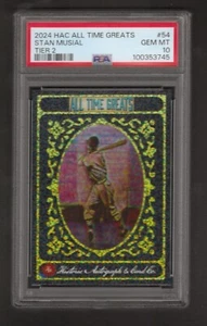 2024 Historic Autographs All-Time Greats #54 Stan Musial Tier 2 PSA 10 /800 - Bild 1 von 2