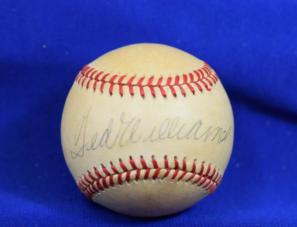 Ted Williams JSA Loa Autographed American League OAL Signed Baseball - Image 1 of 1