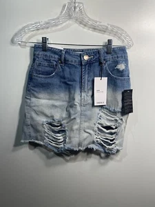 forever 21 womens jean skirt size 24 - Picture 1 of 6