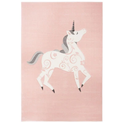 SAFAVIEH Carousel Kids Collection CRK163P Pink/Ivory Rug - Image 1 of 4