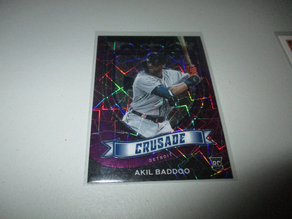 Akil Baddoo 2021 Panini Chronicles Crusade Purple Velocity Prizm RC #14 - Image 1 of 1