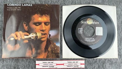 LORENZO LAMAS Fools Like Me / Smooth Talker 45 +PS Scotti Brothers ZS4 04686 NEW - Image 1 of 4