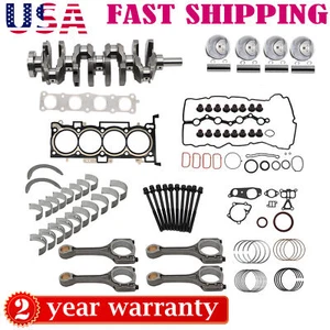 For HYUNDAI KIA G4KJ 2.4L Engine Rebuild Overhaul Kit - Crankshaft / Con Rods - Picture 1 of 20