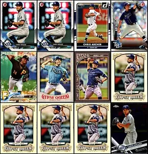 Chris Archer (74) Card Lot - EXCLUSIVE OFFER – ACT QUICK! - Picture 1 of 14