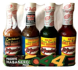 El Yucateco 4 Habanero Hot Sauces Gift Pack, 4 Items - Picture 1 of 2