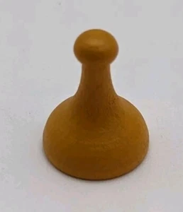 Vintage 1960 Clue Board Game Replacement Pieces - Yellow Player Pawn. VGC - Picture 1 of 1