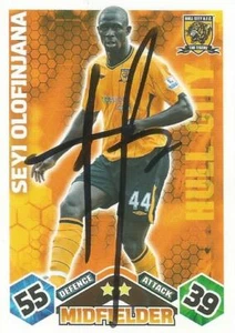 TARJETA COLECCIONABLE SEYI OLOFINJANA* CASCO FIRMADO 2009/2010 MATCH ATTAX + CERTIFICADO DE AUTENTICIDAD - Imagen 1 de 1