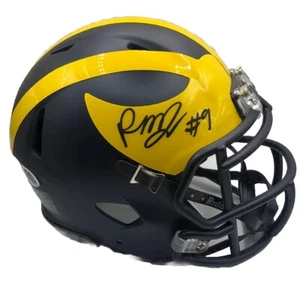 ROD MOORE AUTOGRAPHED SIGNED MICHIGAN WOLVERINES MINI HELMET PSA/DNA - Picture 1 of 2