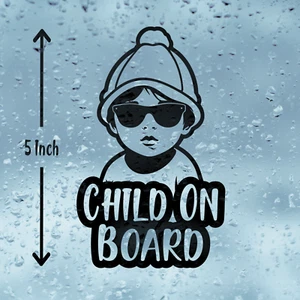 Child On Board Vinyl Sticker, Car Stickers, Camper-van Sticker, Vinyl Decals - Picture 1 of 3