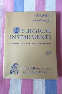 1982 Sklar Surgical Instruments Catalog (Suction and Pressure Apparatus) 20th Ed - Picture 1 of 6