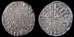 Enrique III, 1216-72. Centavo de plata martillado. - Imagen 1 de 3