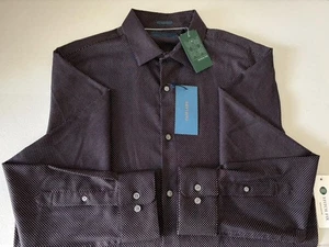 Fairlane Stitch FLX Neu mit Etikett Herren Marine Stretch Baumwolle Elasthan L Tall - Bild 1 von 11