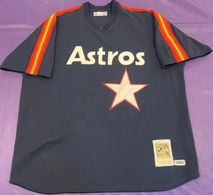 Authentic Mitchell & Ness Nolan Ryan Houston Astros Jersey #34 1980 Size 2XL - Picture 1 of 5