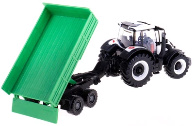 Tractor Valtra N174 with Trailler Model Toy Diecast Bburago 1:50 Scale - Image 1 of 4