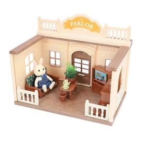 1:12 Scale Doll House Furnishings Plastic Miniature TV Tea Table Sofa SC - Picture 1 of 12