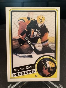 1984 O-Pee-Chee Michel Dion goalie hockey card Penguins #173 - Picture 1 of 2